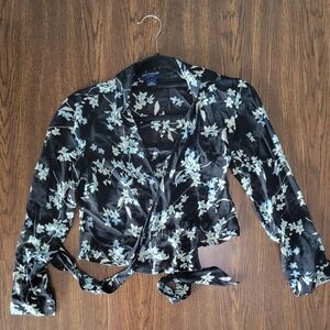 Ann Taylor Petite women's wrap blouse